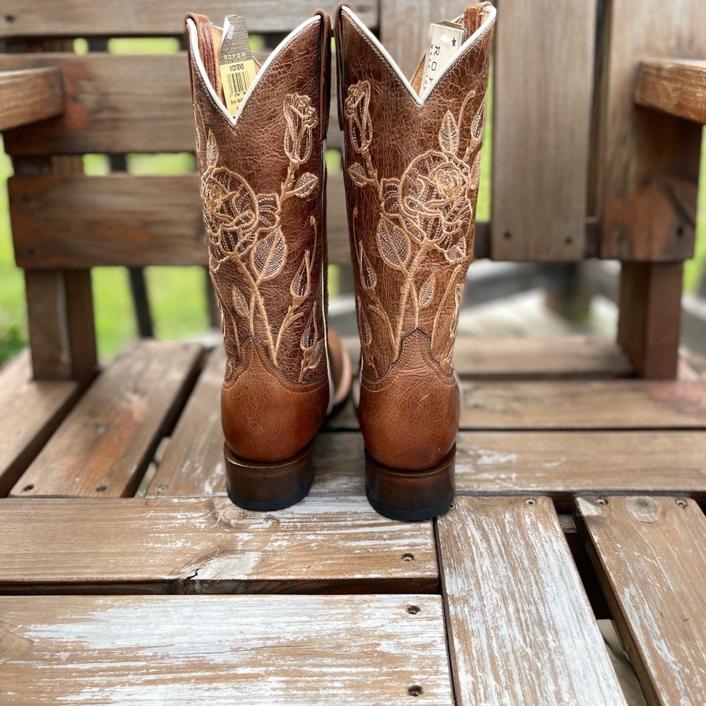 Roper Desert Rose Steppin out Western Boot - Picture 5 of 5